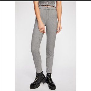 FREE PEOPLE High Waist Houndstooth  Pants